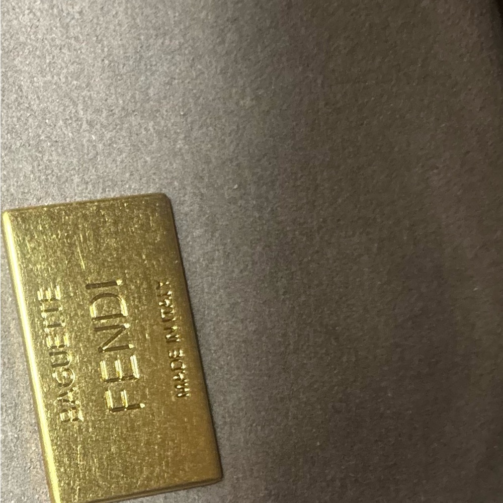 Fendi Shearling Vitello Dolce Marco FF baguette Bag - Picture 11 of 12